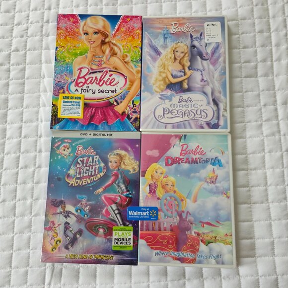 Barbie DVD Lot of 18 Movies Games New Old Stock NOS Y2K 2000s Sealed - Picture 6 of 10